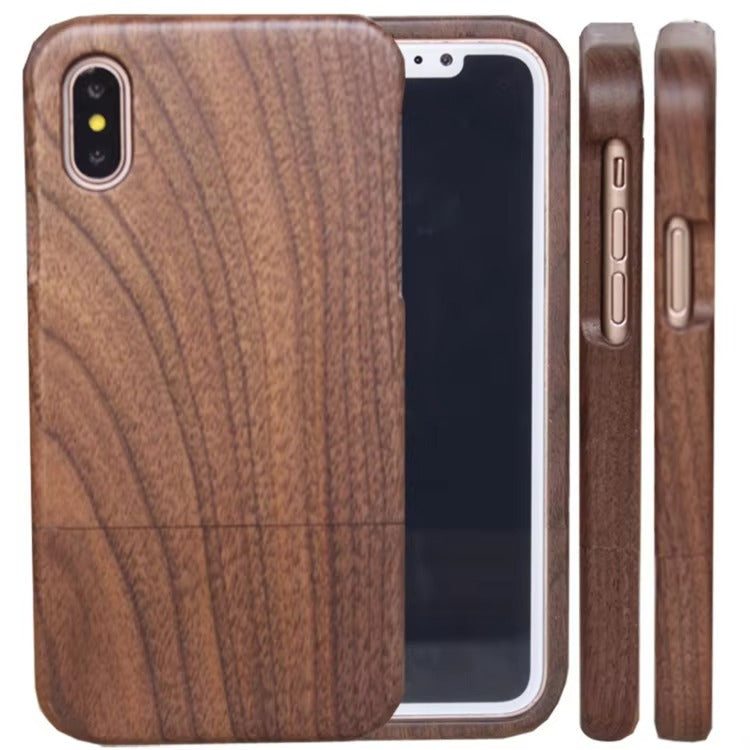 Luxury Apple iPhone Case, MagSafe Compatible, Camera Lens Protection, Screen Protection, Ultra Thin, Shockproof, Magnetic, Full All Around Protection, Wooden Back Cover
