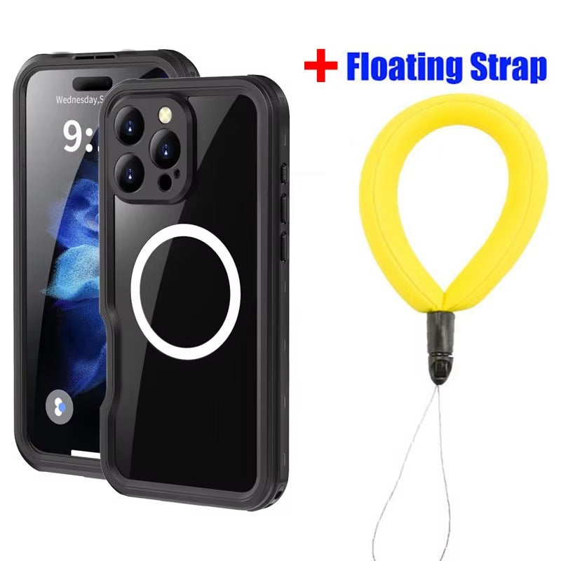 Premium Apple iPhone Case MagSafe Compatible, Camera Lens & Screen Protection, Cover with IP68 Waterproof TPU Armor