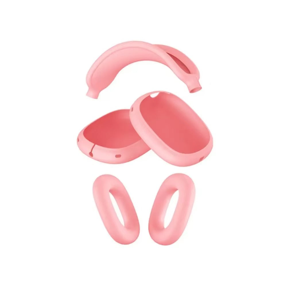 Premium 3-in-1 AirPods Max Protective Case Set – Soft Silicone Ear Pad Covers, TPU Transparent Shell & Headband Sleeve, Scratchproof, Anti-Yellowing, Precise Fit