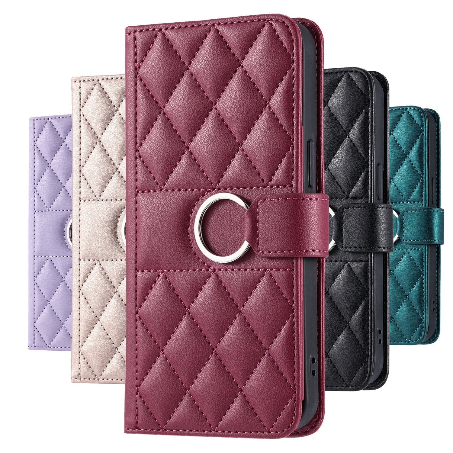 Luxury Leather Flip Phone Case – Premium Wallet, Bracket Protection, Elegant Cover with Card Slots, Durable & Functional