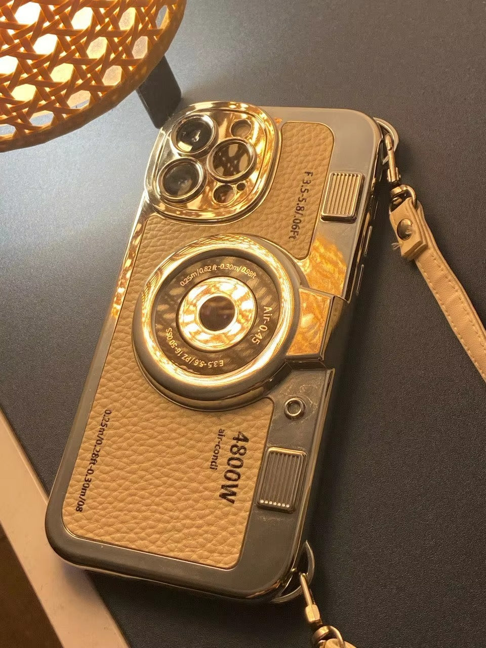 Luxury Apple iPhone Case, MagSafe Compatible, Camera Lens and Screen Protection, Ultra Thin, Shockproof, Magnetic, Full All Around Protection, 3D Retro Camera Cover