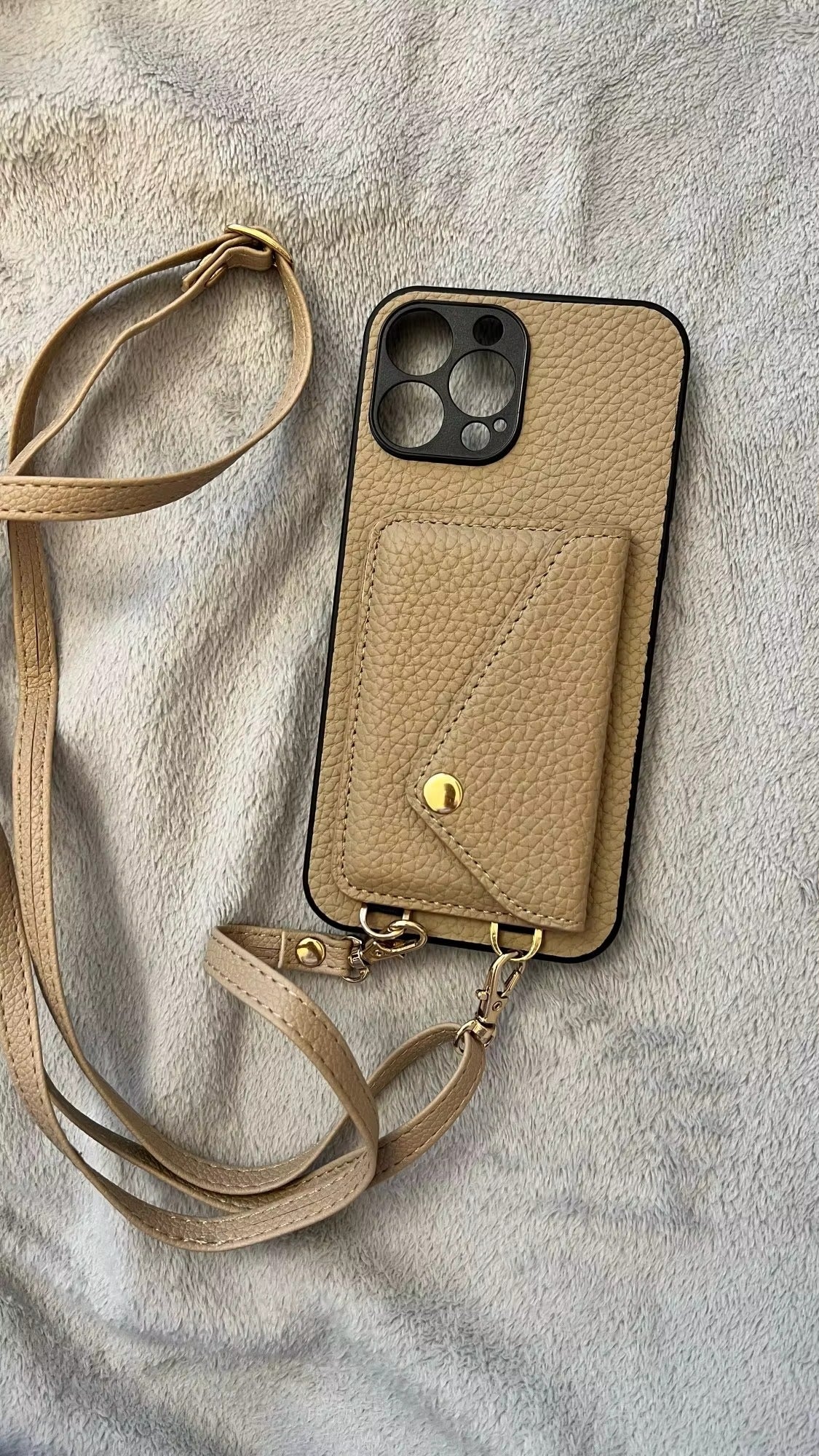 Premium Apple iPhone Case, MagSafe Compatible, Camera Lens & Screen Protection, Ultra Thin, Shockproof, Magnetic Full All Around Cover – Leather Crossbody Wallet with Card Holder Strap