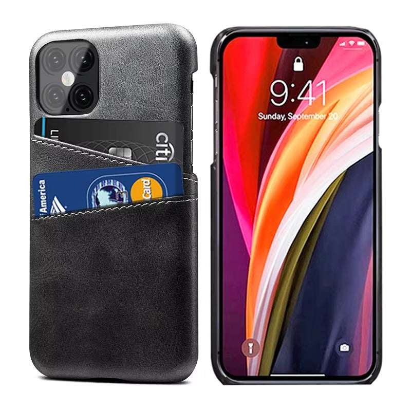 Luxury Apple iPhone Case, MagSafe Compatible, Camera Lens and Screen Protection, Ultra Thin, Shockproof, Magnetic, Full All Around Protection, PU Leather Card Cover