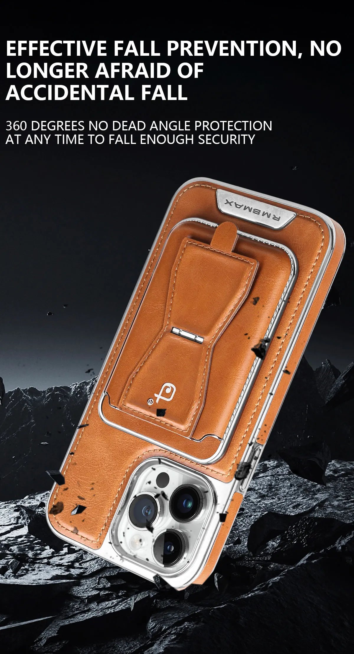 Luxury Leather Wallet Stand iPhone Case – Card Holder, Premium Protection, Durable Flip Cover, and Stylish Design for iPhone Models