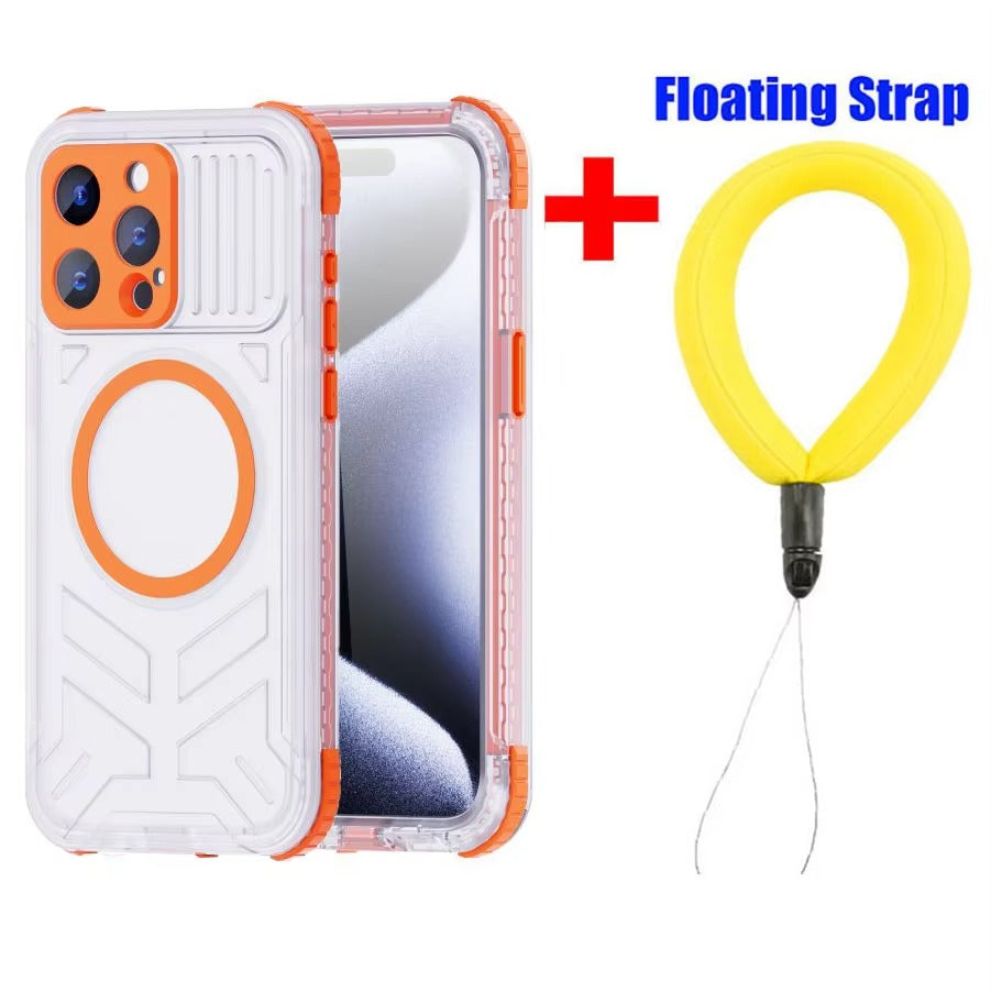 Luxury Apple iPhone Case MagSafe Compatible, Camera Lens & Screen Protection,  Cover with IP68 Sealed Sport Design