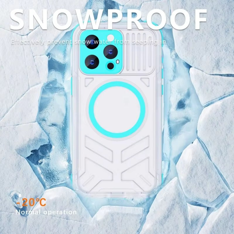 Luxury Apple iPhone Case MagSafe Compatible, Camera Lens & Screen Protection,  Cover with IP68 Sealed Sport Design