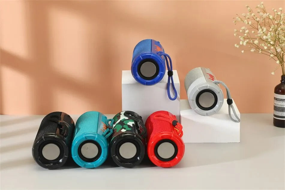 Premium Waterproof Bluetooth Speaker – Portable Wireless Sound Box with Subwoofer Bass, FM Radio, TF Card, USB, Hands-Free Calling, TWS Pairing