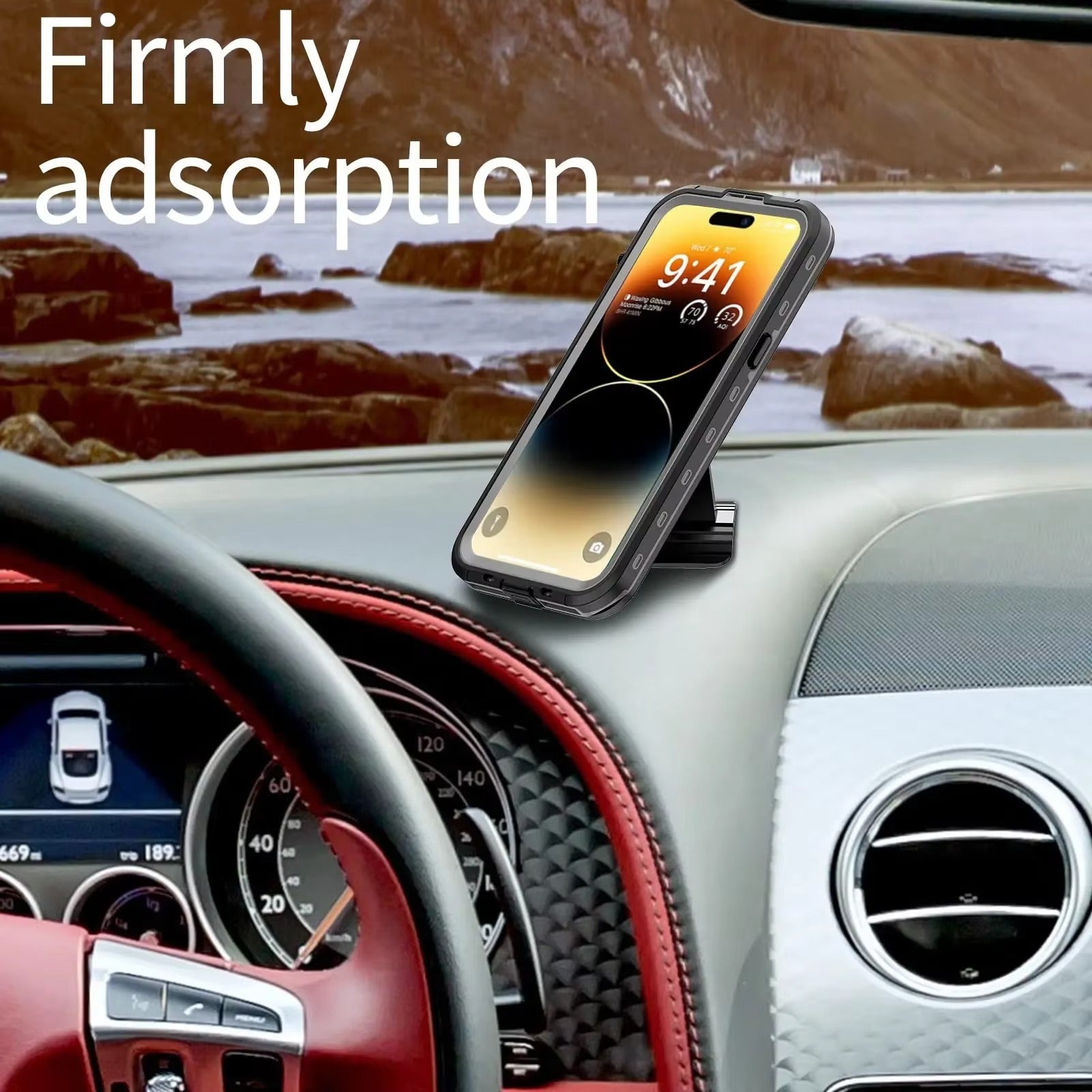 Robust Apple iPhone Case MagSafe Compatible, Camera Lens & Screen Protection, Ultra Thin Shockproof Magnetic Full All Around Protection Cover with IP68 Waterproof Diving Design