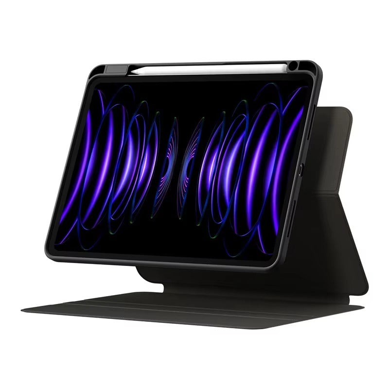 Premium Magnetic iPad Case with Pencil Holder – Slim Smart Cover with Auto SleepCompatible with 10.2", 10.9", 11", 12.9" Tablets