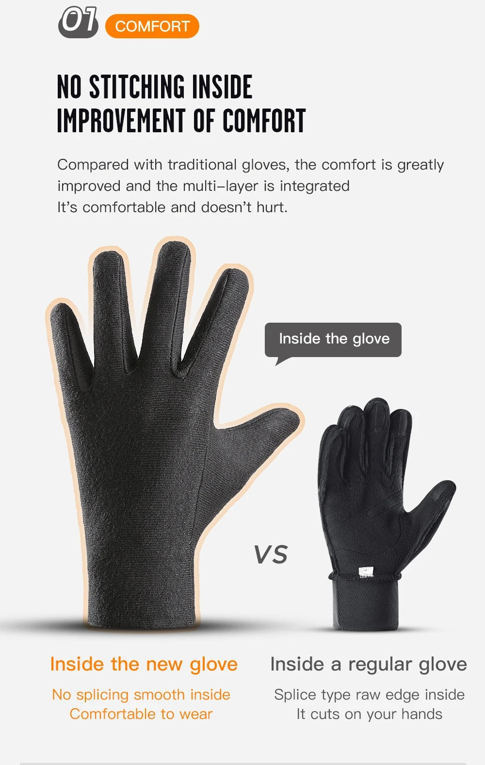 High Performance Winter Cycling Gloves – Waterproof Touchscreen Thermal Gloves, Windproof, Anti-Slip Grip, 3M Insulated, Unisex Sports Riding Gloves S-XL