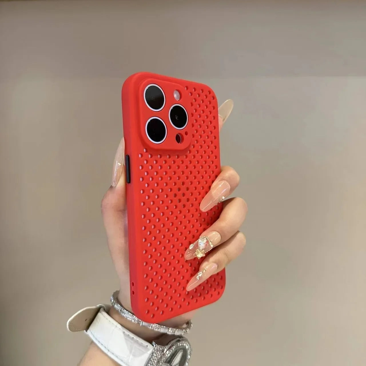 Luxury Apple iPhone Case, MagSafe Compatible, Camera Lens & Screen Protection, Ultra Thin, Shockproof, Magnetic Full All Around Cover – Hollow Soft Case with Heat Dissipation Design & Plain Color Ultra Thin Finish