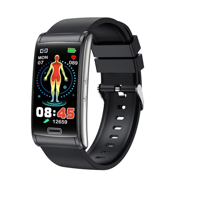 Advanced Health Smartwatch for iPhone – Non-Invasive Blood Glucose Monitor with ECG+PPG, IP68 Waterproof Fitness Tracker 