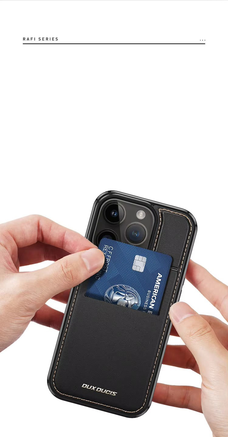 Luxury Apple iPhone Case, MagSafe Compatible, Camera Lens and Screen Protection, Ultra Thin, Shockproof, Magnetic, Full All Around Protection, PU Leather Business Cover