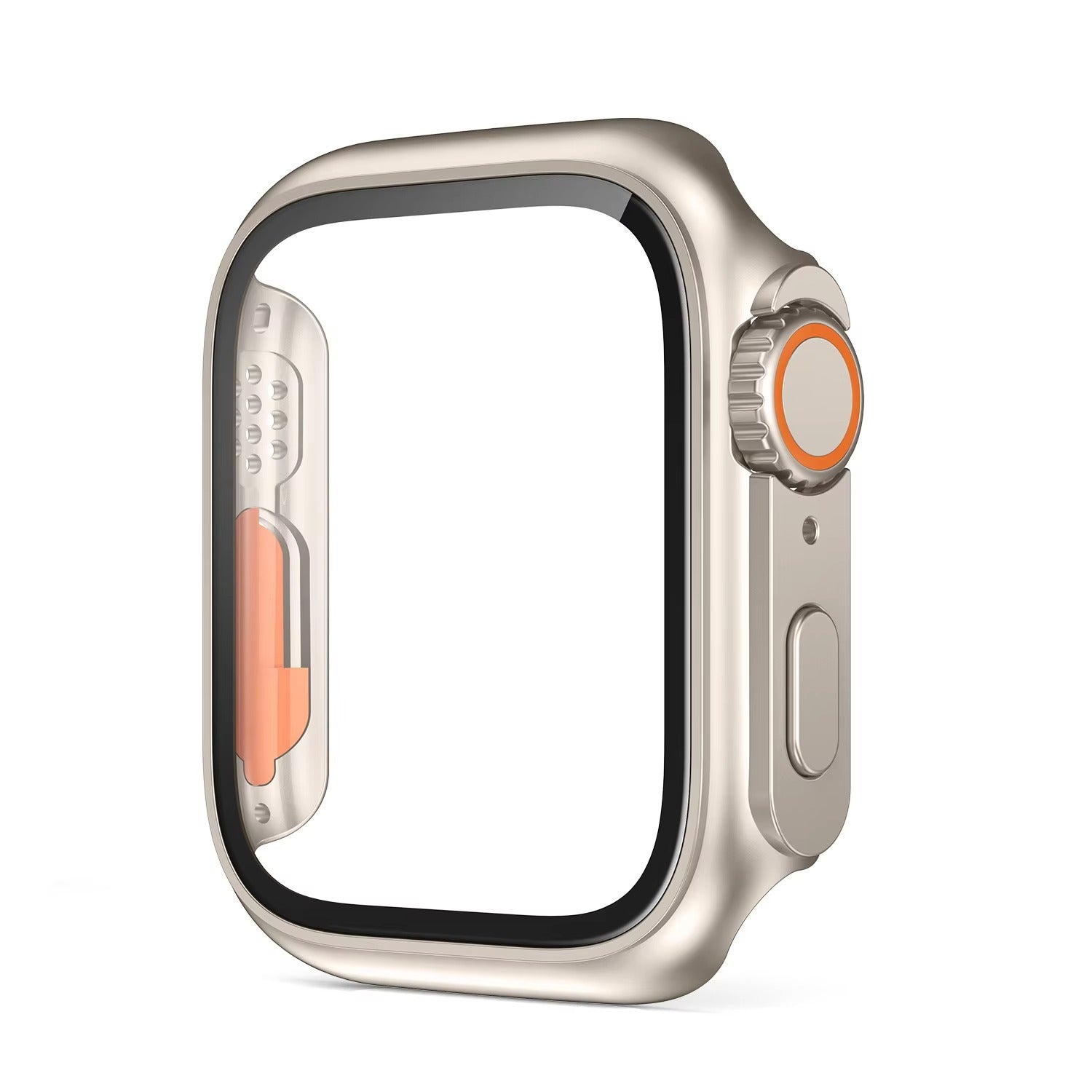 Premium Smartwatch Case with Tempered Glass – Full Cover Shockproof Screen Protector, Ultra-Thin Touch-Sensitive Bumper for 40mm 41mm 44mm 45mm