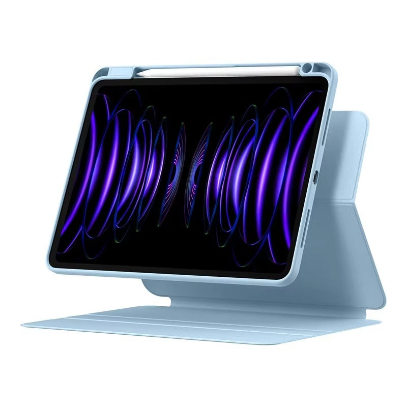 Premium Magnetic iPad Case with Pencil Holder – Slim Smart Cover with Auto SleepCompatible with 10.2", 10.9", 11", 12.9" Tablets