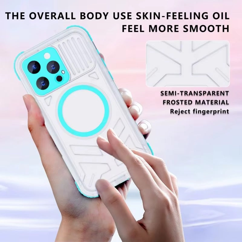 Luxury Apple iPhone Case MagSafe Compatible, Camera Lens & Screen Protection,  Cover with IP68 Sealed Sport Design