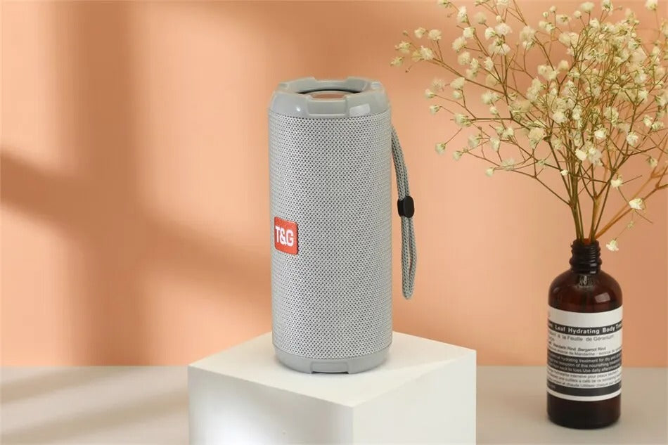 Premium Waterproof Bluetooth Speaker – Portable Wireless Sound Box with Subwoofer Bass, FM Radio, TF Card, USB, Hands-Free Calling, TWS Pairing