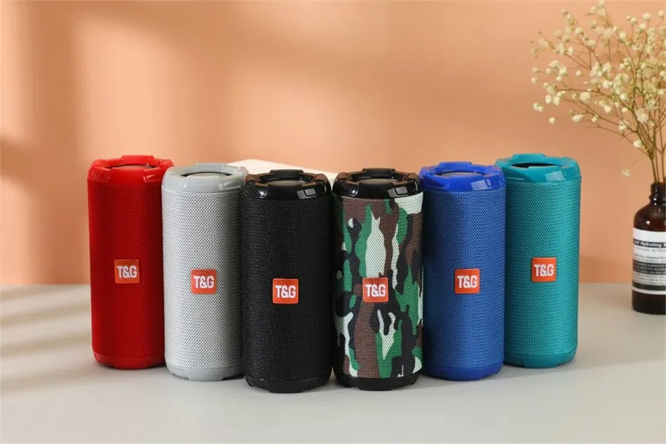 Premium Waterproof Bluetooth Speaker – Portable Wireless Sound Box with Subwoofer Bass, FM Radio, TF Card, USB, Hands-Free Calling, TWS Pairing