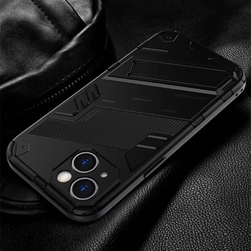 Robust Apple iPhone Case, MagSafe Compatible, Camera Lens and Screen Protection, Ultra Thin, Shockproof, Magnetic, Full All Around Protection, Armor Kickstand Cover