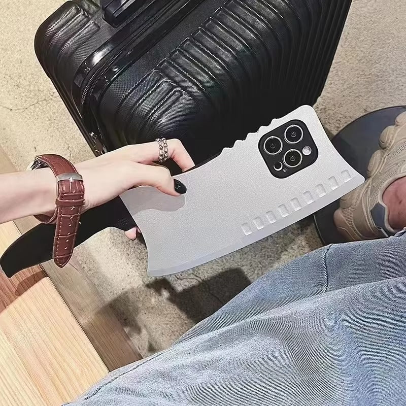 Premium Apple iPhone Case, MagSafe Compatible, Camera Lens and Screen Protection, Ultra Thin, Shockproof, Magnetic, Full All Around Protection, 3D Knife Cartoon Cover