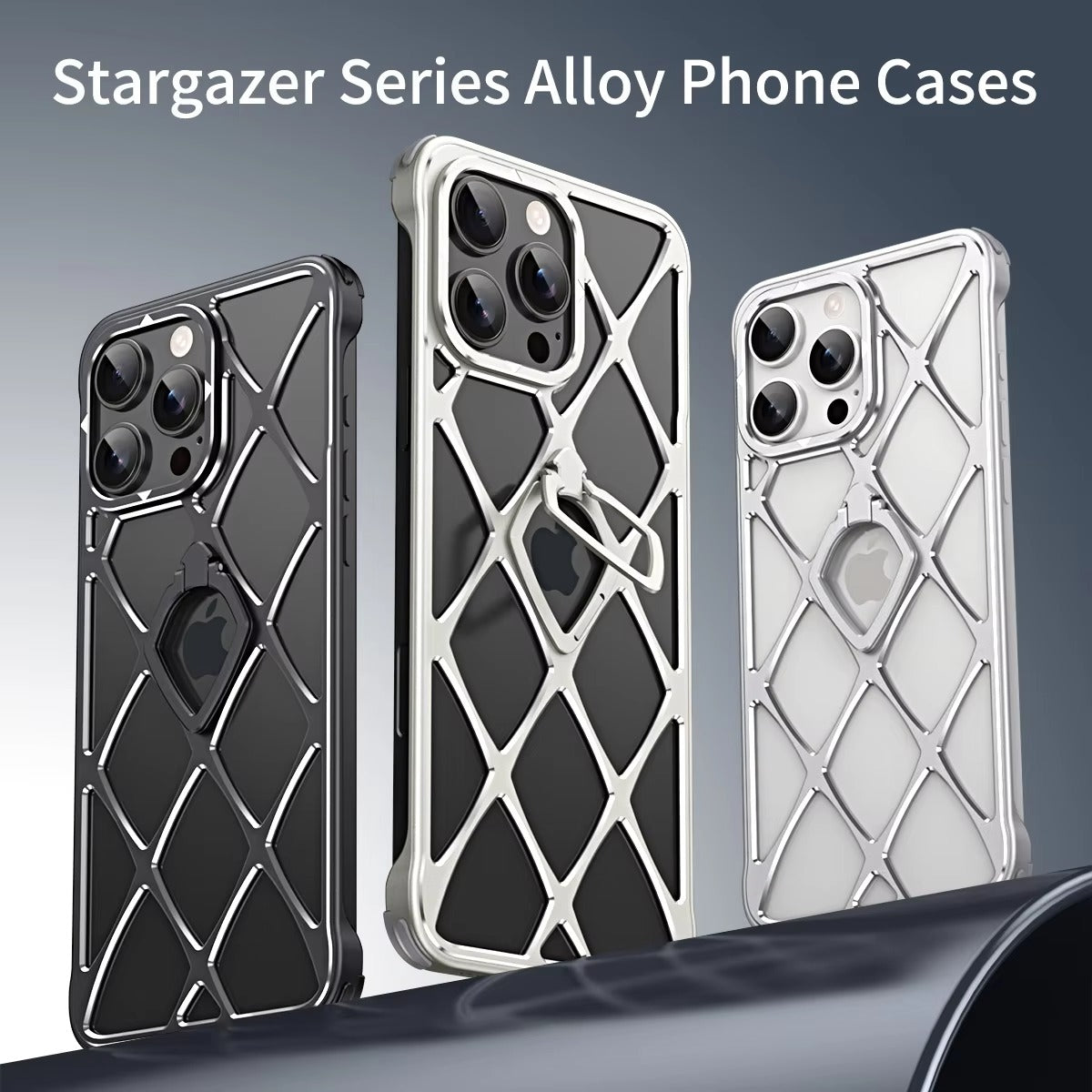 Luxury Apple iPhone Case, MagSafe Compatible, Camera Lens & Screen Protection, Ultra Thin, Shockproof, Magnetic Full All Around Cover – Ultra-Light Metal Bracket Case with Heat Dissipation & Shockproof Design