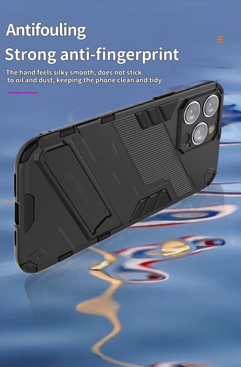 Robust Apple iPhone Case, MagSafe Compatible, Camera Lens and Screen Protection, Ultra Thin, Shockproof, Magnetic, Full All Around Protection, Armor Kickstand Cover