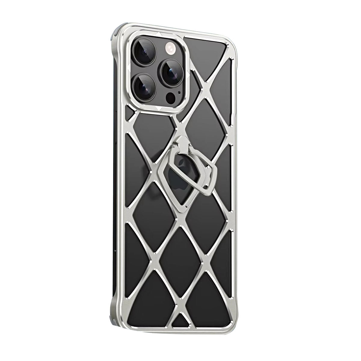 Luxury Apple iPhone Case, MagSafe Compatible, Camera Lens & Screen Protection, Ultra Thin, Shockproof, Magnetic Full All Around Cover – Ultra-Light Metal Bracket Case with Heat Dissipation & Shockproof Design