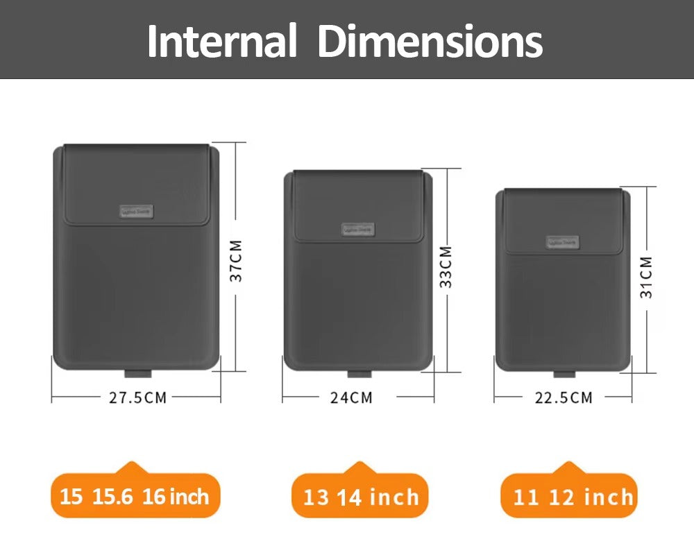 Premium Laptop Sleeve for MacBook Air and Pro – Slim, Shockproof Notebook Case for Work, School, and Travel, Fits 13 Inch Ultrabooks and Laptops