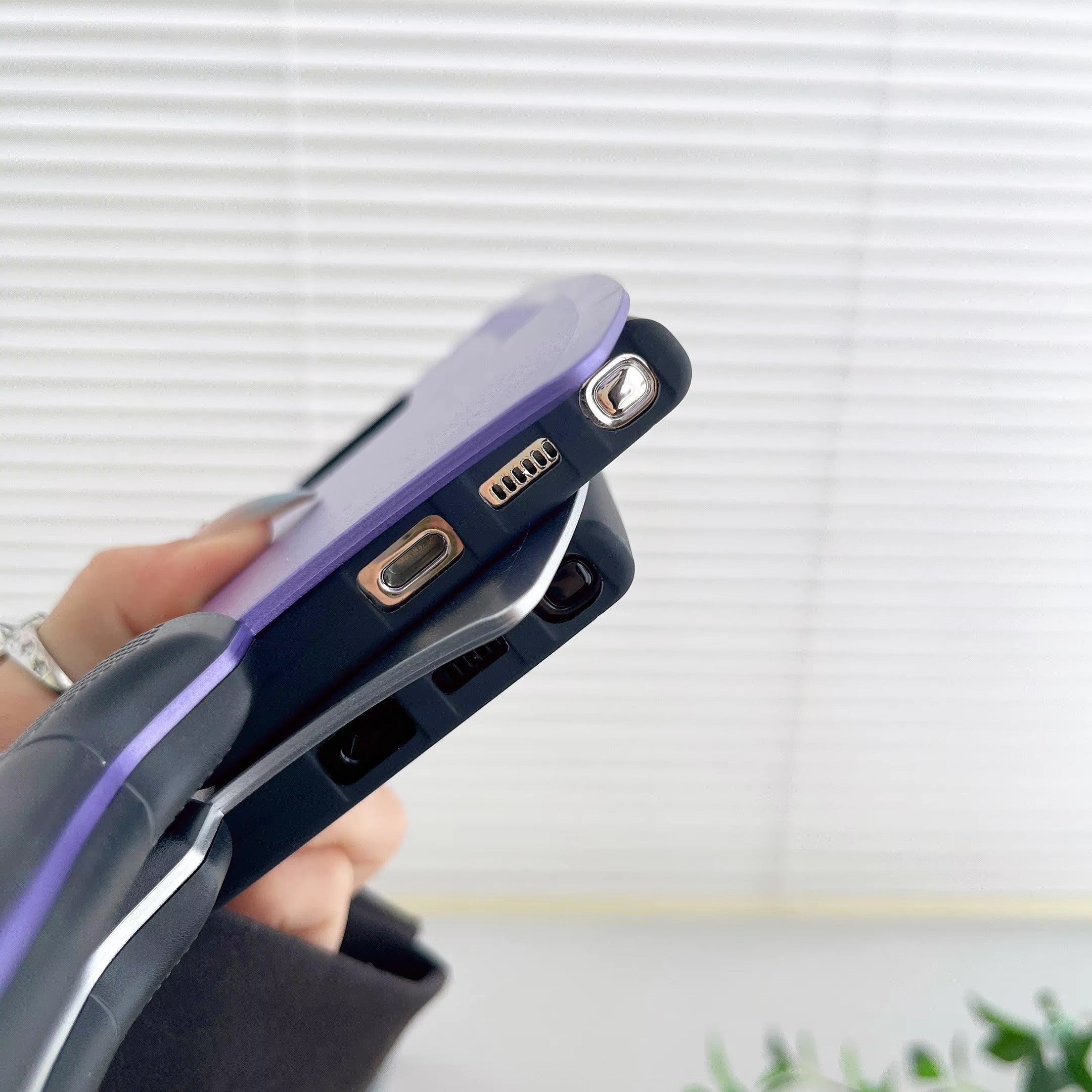 Premium Apple iPhone Case, MagSafe Compatible, Camera Lens and Screen Protection, Ultra Thin, Shockproof, Magnetic, Full All Around Protection, 3D Knife Cartoon Cover