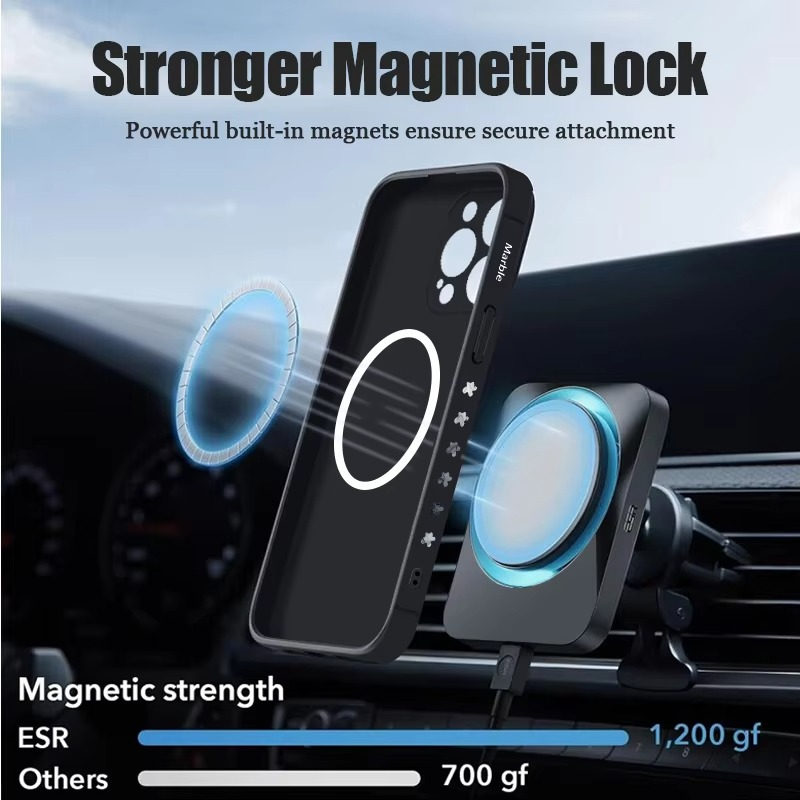 Luxury Apple iPhone Case, MagSafe Compatible, Camera Lens and Screen Protection, Ultra Thin, Shockproof, Magnetic, Full All Around Protection, Marble Silicone Lanyard Cover