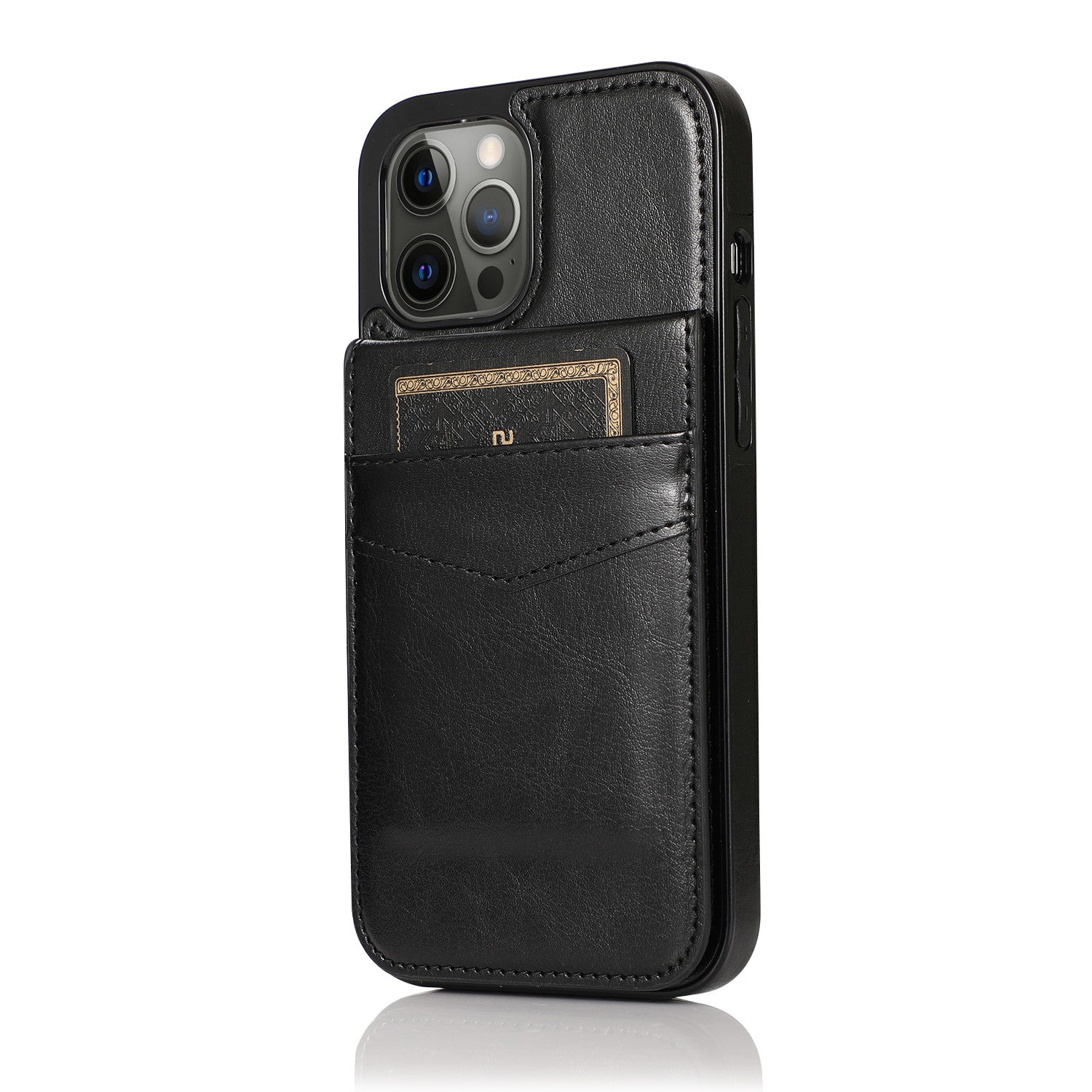 Luxury Flip Leather Wallet iPhone Case – Credit Card Holder, Kickstand, Premium & Durable Protection | Case for iPhone